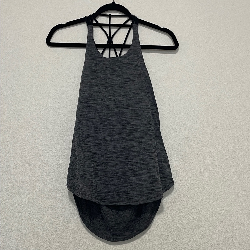 ‼️MOVING SALE‼️ Lululemon Grey Workout Tank Top w/Sports Bra